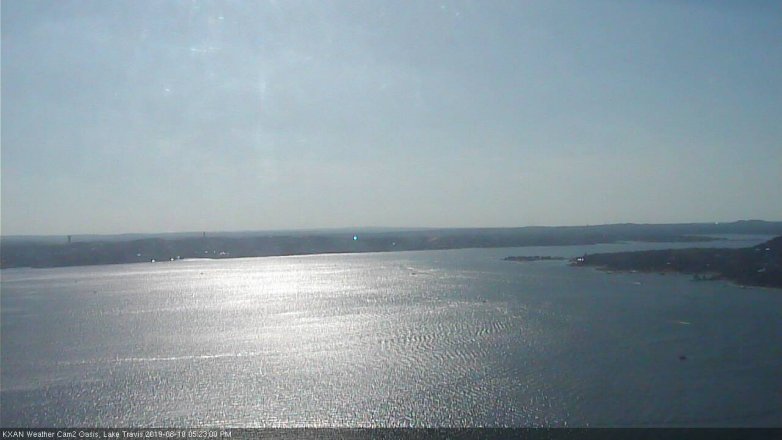 Lake Travis webcam, August 10, 2019 4:25 PM CT