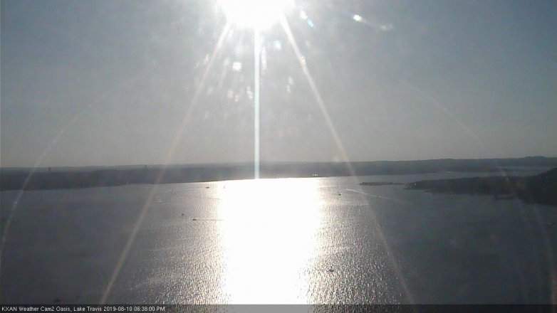 Lake Travis webcam, August 10, 2019 5:40 PM CT