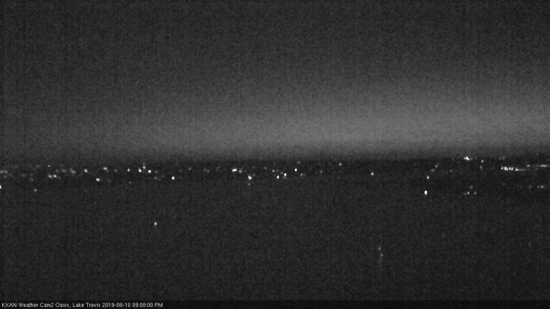 Lake Travis webcam, August 10, 2019 8:10 PM CT