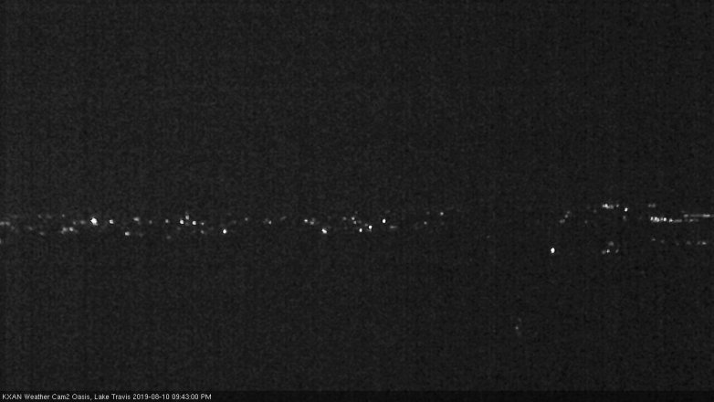 Lake Travis webcam, August 10, 2019 8:45 PM CT