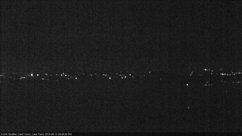 Lake Travis webcam, August 10, 2019 8:50 PM CT