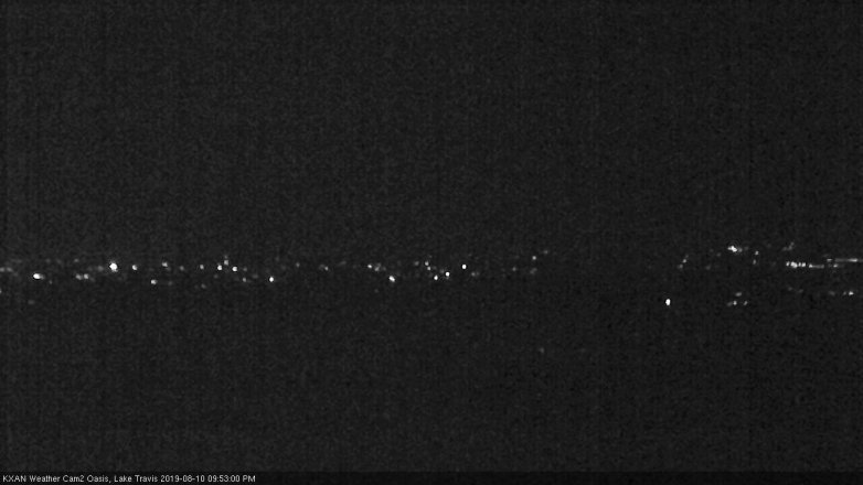 Lake Travis webcam, August 10, 2019 8:55 PM CT