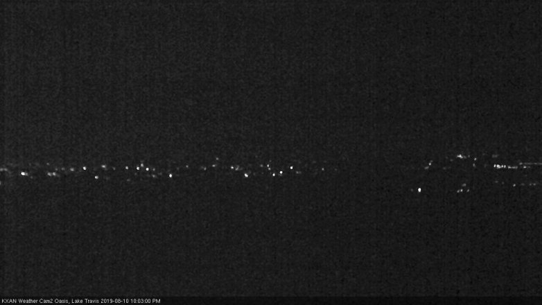 Lake Travis webcam, August 10, 2019 9:05 PM CT