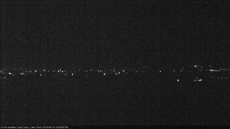 Lake Travis webcam, August 10, 2019 9:10 PM CT