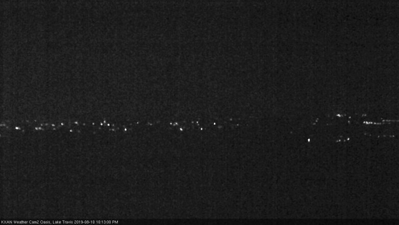 Lake Travis webcam, August 10, 2019 9:15 PM CT