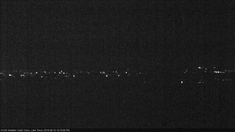 Lake Travis webcam, August 10, 2019 9:20 PM CT