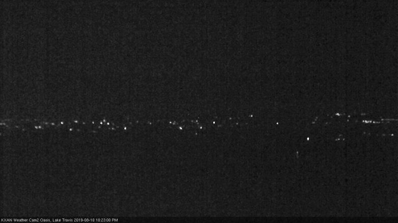 Lake Travis webcam, August 10, 2019 9:25 PM CT