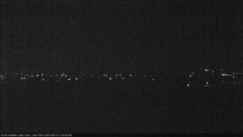 Lake Travis webcam, August 10, 2019 10:05 PM CT