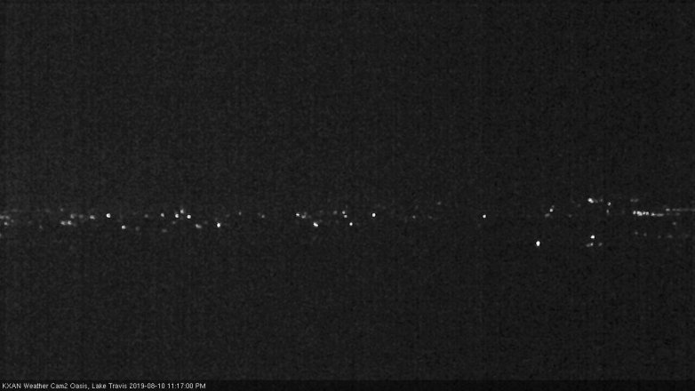 Lake Travis webcam, August 10, 2019 10:20 PM CT