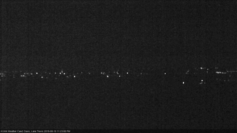 Lake Travis webcam, August 10, 2019 10:25 PM CT