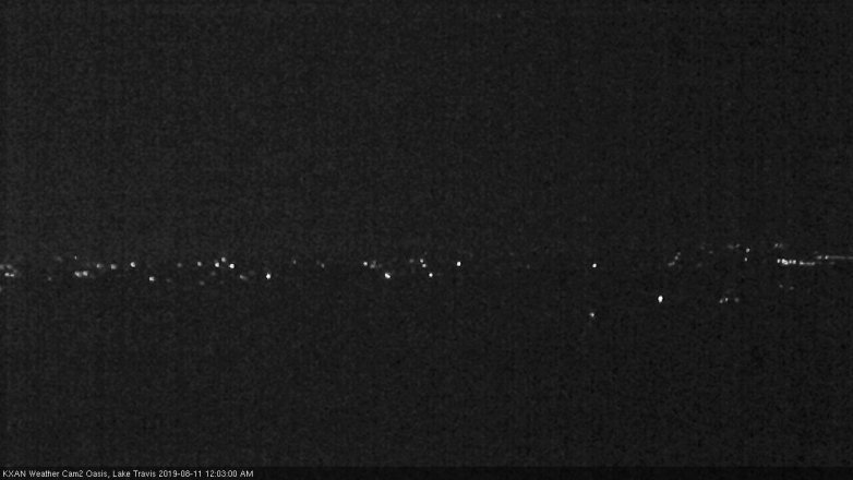 Lake Travis webcam, August 10, 2019 11:05 PM CT