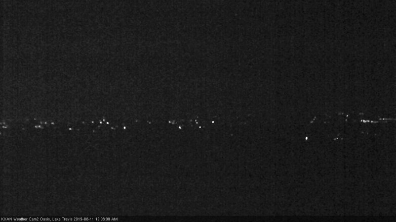 Lake Travis webcam, August 10, 2019 11:10 PM CT
