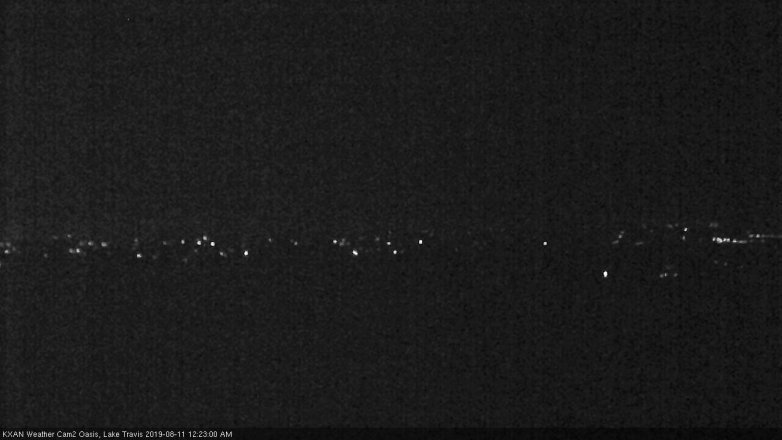 Lake Travis webcam, August 10, 2019 11:25 PM CT