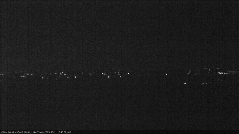 Lake Travis webcam, August 10, 2019 11:45 PM CT