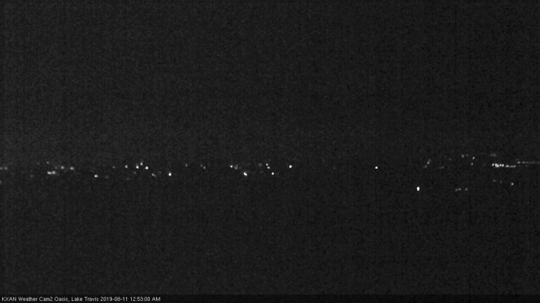 Lake Travis webcam, August 10, 2019 11:55 PM CT