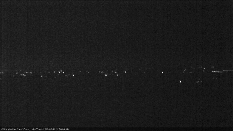 Lake Travis webcam, August 10, 2019 12:00 AM CT