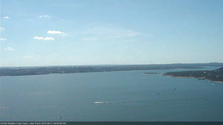 Lake Travis webcam, August 11, 2019 3:10 PM CT