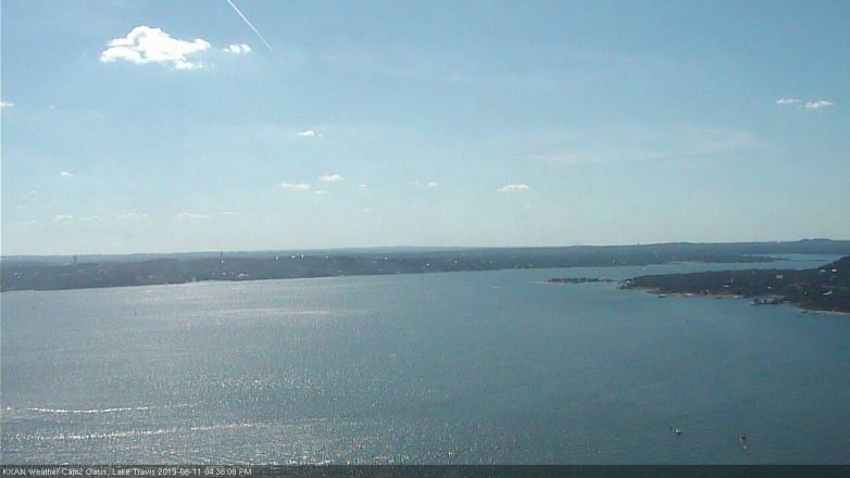 Lake Travis webcam, August 11, 2019 3:40 PM CT