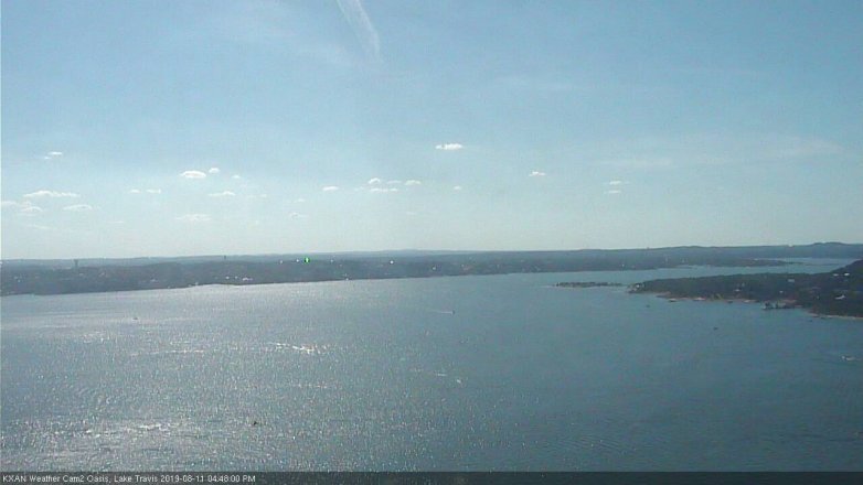 Lake Travis webcam, August 11, 2019 3:50 PM CT