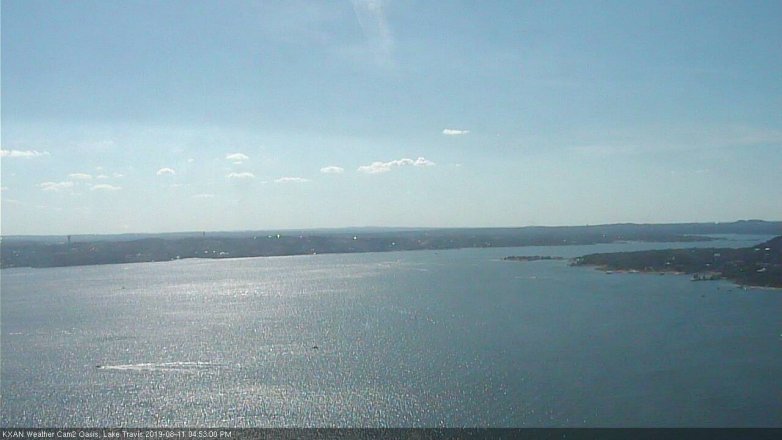 Lake Travis webcam, August 11, 2019 3:55 PM CT