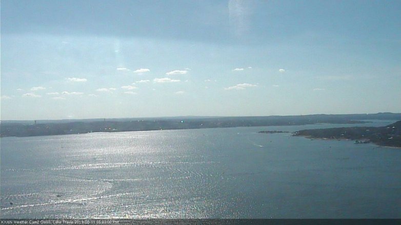Lake Travis webcam, August 11, 2019 4:05 PM CT