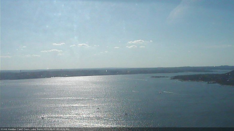 Lake Travis webcam, August 11, 2019 4:20 PM CT