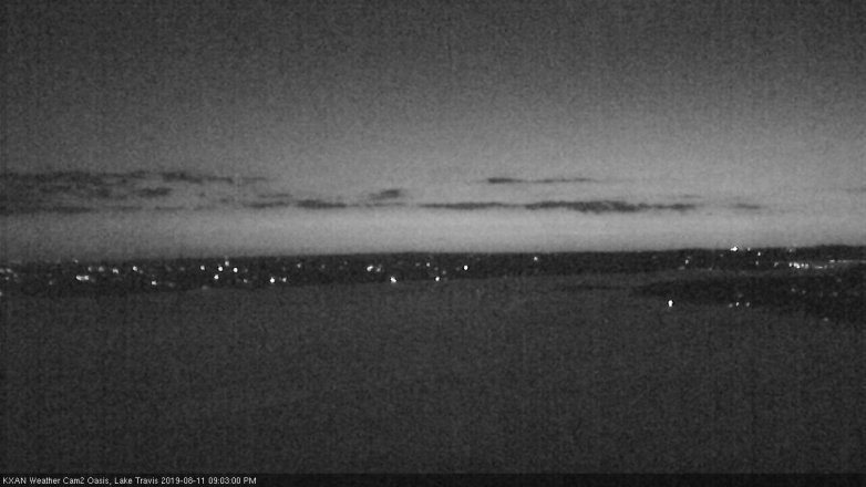 Lake Travis webcam, August 11, 2019 8:05 PM CT