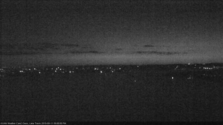 Lake Travis webcam, August 11, 2019 8:10 PM CT