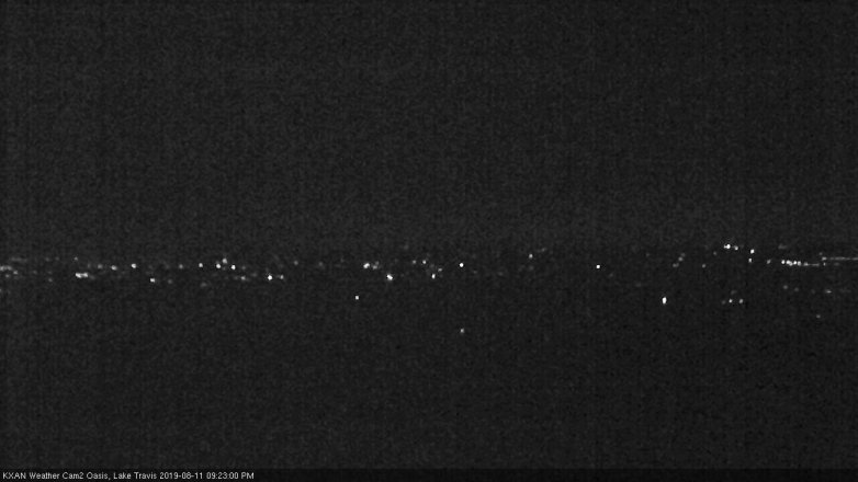 Lake Travis webcam, August 11, 2019 8:25 PM CT