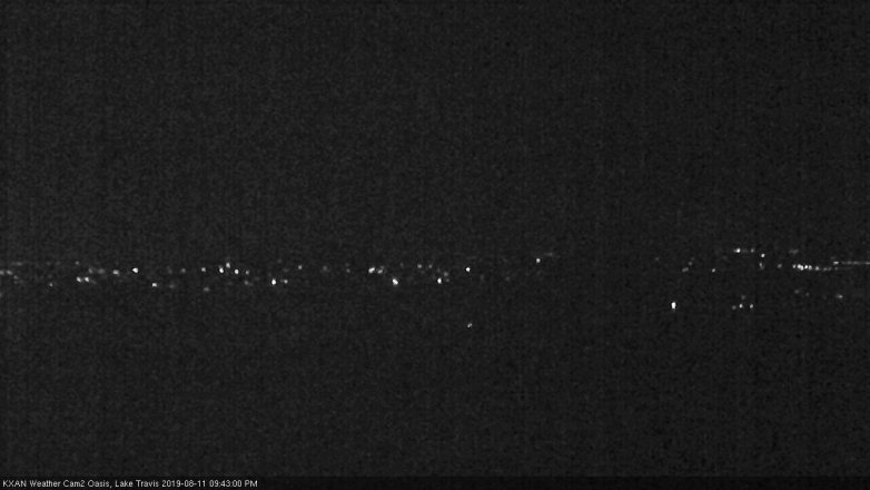 Lake Travis webcam, August 11, 2019 8:45 PM CT