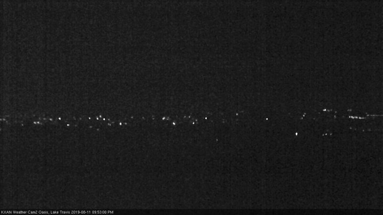 Lake Travis webcam, August 11, 2019 8:55 PM CT