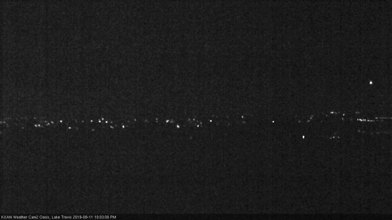 Lake Travis webcam, August 11, 2019 9:05 PM CT