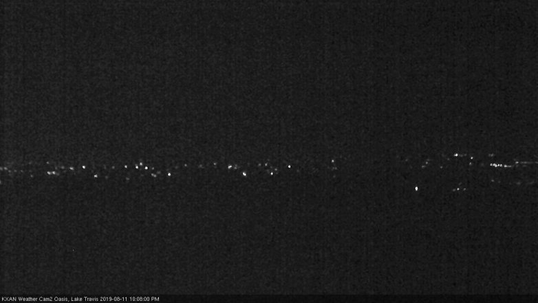 Lake Travis webcam, August 11, 2019 9:10 PM CT