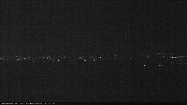 Lake Travis webcam, August 11, 2019 9:20 PM CT