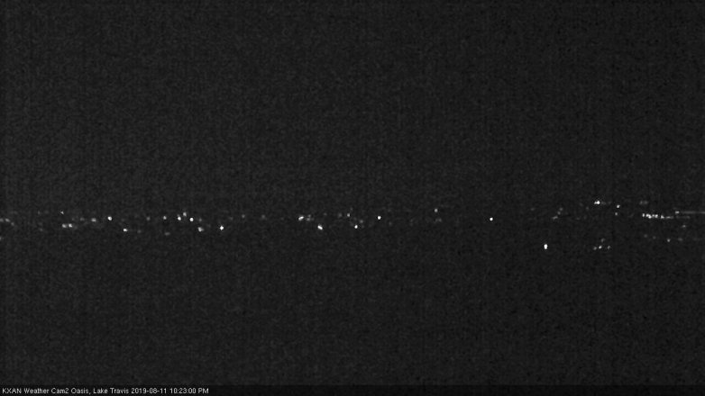 Lake Travis webcam, August 11, 2019 9:25 PM CT