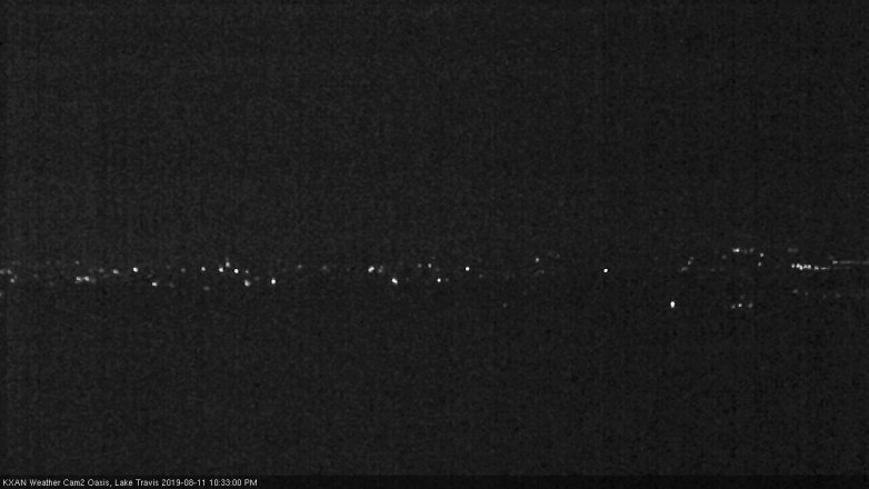 Lake Travis webcam, August 11, 2019 9:35 PM CT