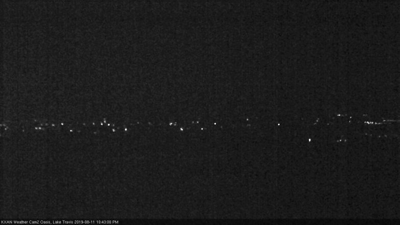 Lake Travis webcam, August 11, 2019 9:45 PM CT