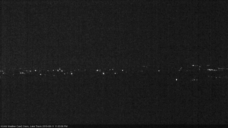 Lake Travis webcam, August 11, 2019 10:05 PM CT