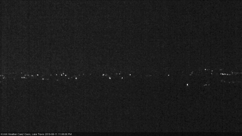 Lake Travis webcam, August 11, 2019 10:10 PM CT