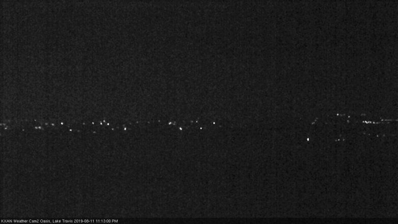 Lake Travis webcam, August 11, 2019 10:15 PM CT