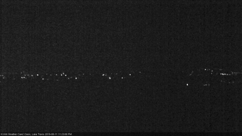 Lake Travis webcam, August 11, 2019 10:25 PM CT