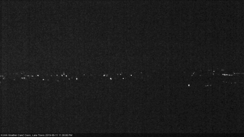 Lake Travis webcam, August 11, 2019 10:40 PM CT
