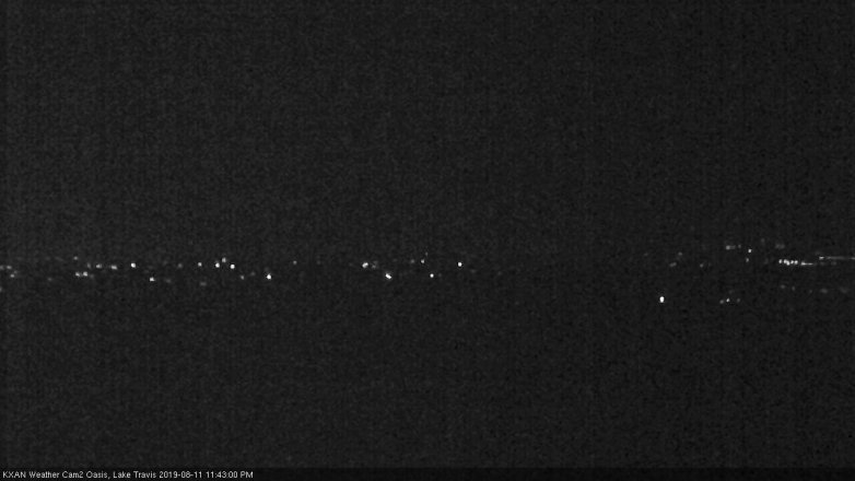 Lake Travis webcam, August 11, 2019 10:45 PM CT