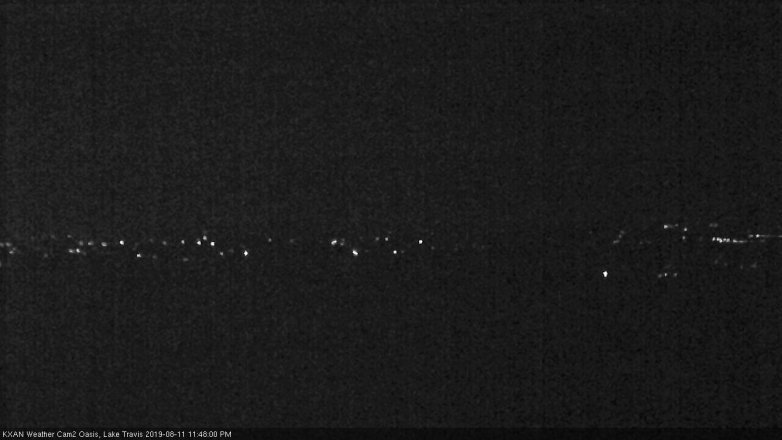 Lake Travis webcam, August 11, 2019 10:50 PM CT