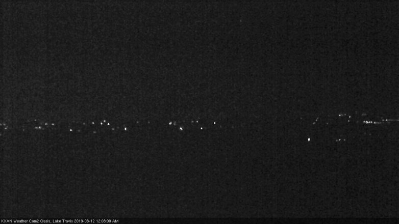 Lake Travis webcam, August 11, 2019 11:10 PM CT