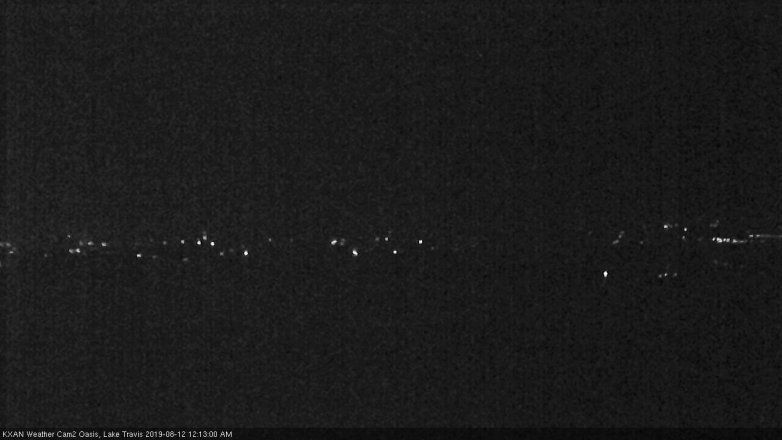 Lake Travis webcam, August 11, 2019 11:15 PM CT