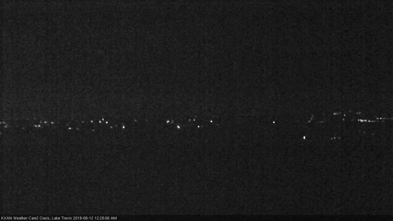 Lake Travis webcam, August 11, 2019 11:30 PM CT