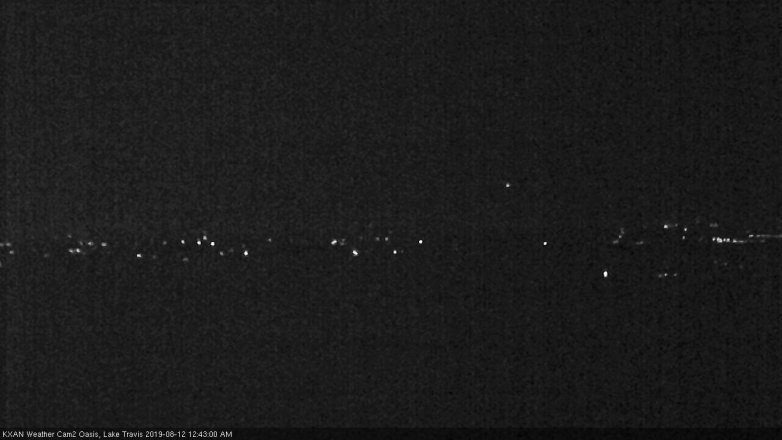 Lake Travis webcam, August 11, 2019 11:45 PM CT