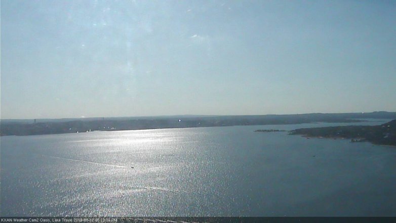 Lake Travis webcam, August 12, 2019 4:25 PM CT