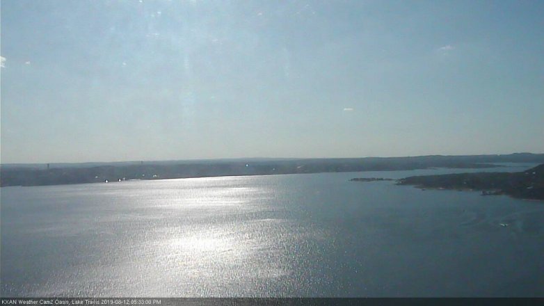 Lake Travis webcam, August 12, 2019 4:35 PM CT